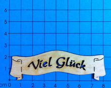 Lade das Bild in den Galerie-Viewer, Banner mit Schriftzug 8cm aus Holz