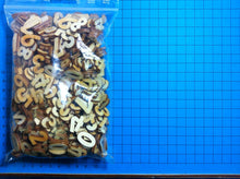 Lade das Bild in den Galerie-Viewer, Zahlen: Blockschrift in Größe und Ziffer wählbar