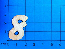 Lade das Bild in den Galerie-Viewer, Zahlen: Blockschrift in Größe und Ziffer wählbar
