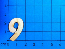 Lade das Bild in den Galerie-Viewer, Zahlen: Blockschrift in Größe und Ziffer wählbar