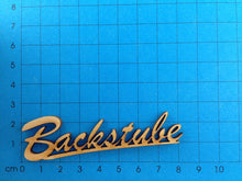 Lade das Bild in den Galerie-Viewer, Schriftzug "Backstube" aus Holz