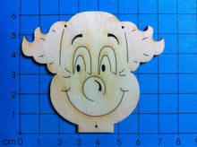 Lade das Bild in den Galerie-Viewer, Clown grinsend aus Holz