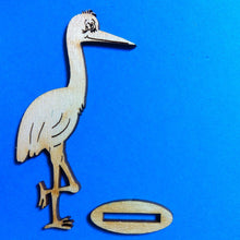 Lade das Bild in den Galerie-Viewer, Storch stehend aus Holz Geschenk zur Geburt, Bastelidee für Kinder, Bastelbedarf aus Holz, Glückwunschkarte zur Geburt gestalten, Storch aus Holz, Jahresdeko malen, Kleine Holzteile, Storch gestalten, Holzteile bemalen, Dekoidee Kindergeburtstag, Karte zur Geburt gestalten, Storch aus Holz basteln, Babygeschenk, Basteln mit Kindern, Basteln mit Holzteilen, Dekoidee Frühjahr basteln, Storch basteln mit Holz, Bastelset aus Holz, Bastelideen für Kinder, Basteln mit Holz für Kinder,  Storch aus Holz, Kleine Ho
