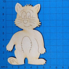 Lade das Bild in den Galerie-Viewer, Katze stehend aus Holz