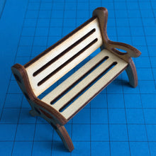 Lade das Bild in den Galerie-Viewer, Gartenbank 3D aus Holz