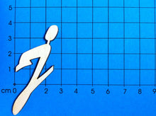 Lade das Bild in den Galerie-Viewer, Buchstaben in Schreibschrift 5cm aus Holz