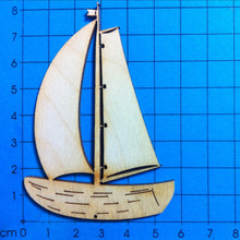 Lade das Bild in den Galerie-Viewer, Boot von hinten aus Holz