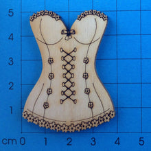 Lade das Bild in den Galerie-Viewer, Korsage aus Holz