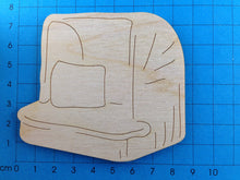 Lade das Bild in den Galerie-Viewer, Strandkorb aus Holz