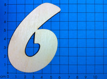 Lade das Bild in den Galerie-Viewer, Zahlen: Blockschrift in Größe und Ziffer wählbar