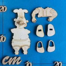 Lade das Bild in den Galerie-Viewer, Koch als Standfigur aus Holz