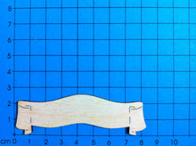 Lade das Bild in den Galerie-Viewer, Schild Schriftrolle aus Holz, schmal