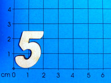 Lade das Bild in den Galerie-Viewer, Zahlen: Blockschrift in Größe und Ziffer wählbar