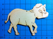 Lade das Bild in den Galerie-Viewer, Kalb aus Holz