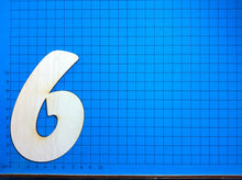 Lade das Bild in den Galerie-Viewer, Zahlen: Blockschrift in Größe und Ziffer wählbar