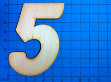 Lade das Bild in den Galerie-Viewer, Zahlen: Blockschrift in Größe und Ziffer wählbar