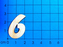 Lade das Bild in den Galerie-Viewer, Zahlen: Blockschrift in Größe und Ziffer wählbar