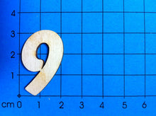Lade das Bild in den Galerie-Viewer, Zahlen: Blockschrift in Größe und Ziffer wählbar