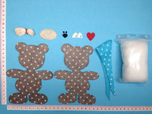 Lade das Bild in den Galerie-Viewer, Teddy aus Filz zum Nähen