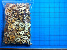 Lade das Bild in den Galerie-Viewer, Zahlen: Blockschrift in Größe und Ziffer wählbar