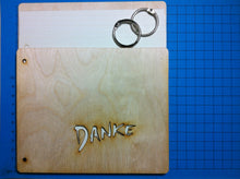 Lade das Bild in den Galerie-Viewer, Scrapbook "Danke" aus Holz und 6 Einlegeseiten