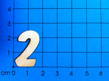 Lade das Bild in den Galerie-Viewer, Zahlen: Blockschrift in Größe und Ziffer wählbar