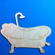 Lade das Bild in den Galerie-Viewer, Badewanne aus Holz