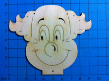 Lade das Bild in den Galerie-Viewer, Clown grinsend aus Holz