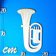 Lade das Bild in den Galerie-Viewer, Tuba aus Holz Geschenk zum Geburtstag, Basteln mit Holz, Musikinstrumente aus Holz, Musikinstrumente zum Bemalen, Tischdeko selbermachen, Streuteile diy, Holzteile bemalen, Holzteile für alle Anlässe, Karte zum Geburtstag basteln, Holzteile zum Selbstgestalten, Basteln mit Holzteilen, Streuteile basteln, Noten und Notenschlüssel, Holzteile, Einladungskarten basteln, Basteln mit Kindern, Kleine Holzteile, Streuteile aus Holz,  Basteln mit Kindern, Musikinstrumente aus Holz, Basteln mit Holz, Holzteile für a