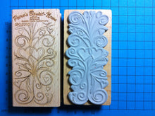 Lade das Bild in den Galerie-Viewer, Stempel Filigran mit Herzen 10 cm Stempel für Holz, Stempel für scrapbooking, Stempel für Geschenke, Stempel mit Holzgriff, Stempelideen, Stempel für Hochzeit, Stempeln, Stempel für Kartengestaltung, Herzen Stempel, Stempel für Kinder, SPG 2210