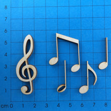 Lade das Bild in den Galerie-Viewer, Noten und Notenschlüssel im Set aus Holz in 5cm Basteln mit Holz, Streuteile aus Holz, Geschenk zum Geburtstag, Streuteile diy, Einladungskarten basteln, Basteln mit Kindern, Noten und Notenschlüssel, Musikinstrumente aus Holz, Holzteile, Holzteile zum Selbstgestalten, Streuteile basteln, Basteln mit Holzteilen, Tischdeko selbermachen, Holzteile für alle Anlässe, Musikinstrumente zum Bemalen, Karte zum Geburtstag basteln, Kleine Holzteile, Holzteile bemalen,   NOH 3599