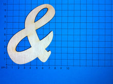 Lade das Bild in den Galerie-Viewer, Buchstaben in Schreibschrift 10cm aus Holz