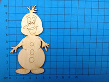 Lade das Bild in den Galerie-Viewer, Schneemann "Snowy" aus Holz