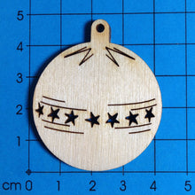 Lade das Bild in den Galerie-Viewer, Kugel für Christbaum aus Holz