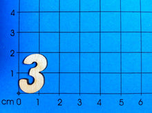 Lade das Bild in den Galerie-Viewer, Zahlen: Blockschrift in Größe und Ziffer wählbar