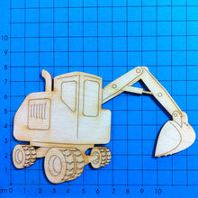 Lade das Bild in den Galerie-Viewer, Bagger aus Holz