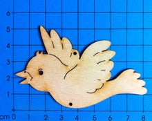Lade das Bild in den Galerie-Viewer, Kleiner fliegender Vogel aus Holz