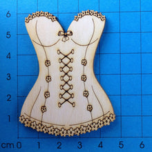 Lade das Bild in den Galerie-Viewer, Korsage aus Holz