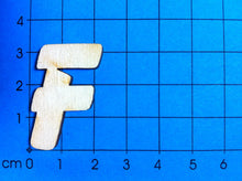 Lade das Bild in den Galerie-Viewer, Buchstaben in 3,3cm aus Holz