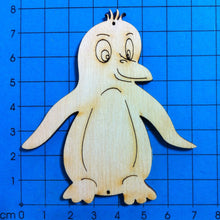 Lade das Bild in den Galerie-Viewer, Pinguinpapa aus Holz