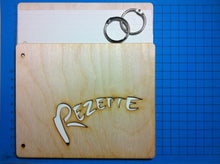 Lade das Bild in den Galerie-Viewer, Scrapbook "Rezepte" aus Holz und 6 Einlegeseiten