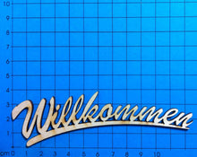 Lade das Bild in den Galerie-Viewer, Schriftzug "Willkommen" aus Holz
