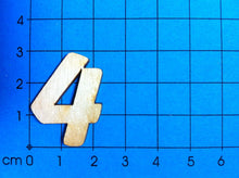 Lade das Bild in den Galerie-Viewer, Zahlen: Blockschrift in Größe und Ziffer wählbar