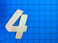 Lade das Bild in den Galerie-Viewer, Zahlen: Blockschrift in Größe und Ziffer wählbar