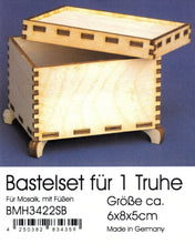 Lade das Bild in den Galerie-Viewer, Truhen, Griffelbox, Zettelbox mit und ohne Füße aus Holz