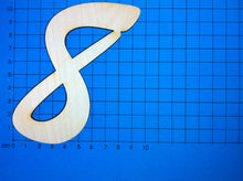 Lade das Bild in den Galerie-Viewer, Zahlen aus Holz in Schreibschrift