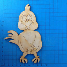Lade das Bild in den Galerie-Viewer, Hahn schüchtern aus Holz