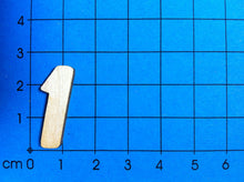 Lade das Bild in den Galerie-Viewer, Zahlen: Blockschrift in Größe und Ziffer wählbar