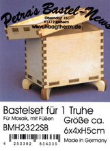 Lade das Bild in den Galerie-Viewer, Truhen, Griffelbox, Zettelbox mit und ohne Füße aus Holz