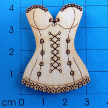 Lade das Bild in den Galerie-Viewer, Korsage aus Holz